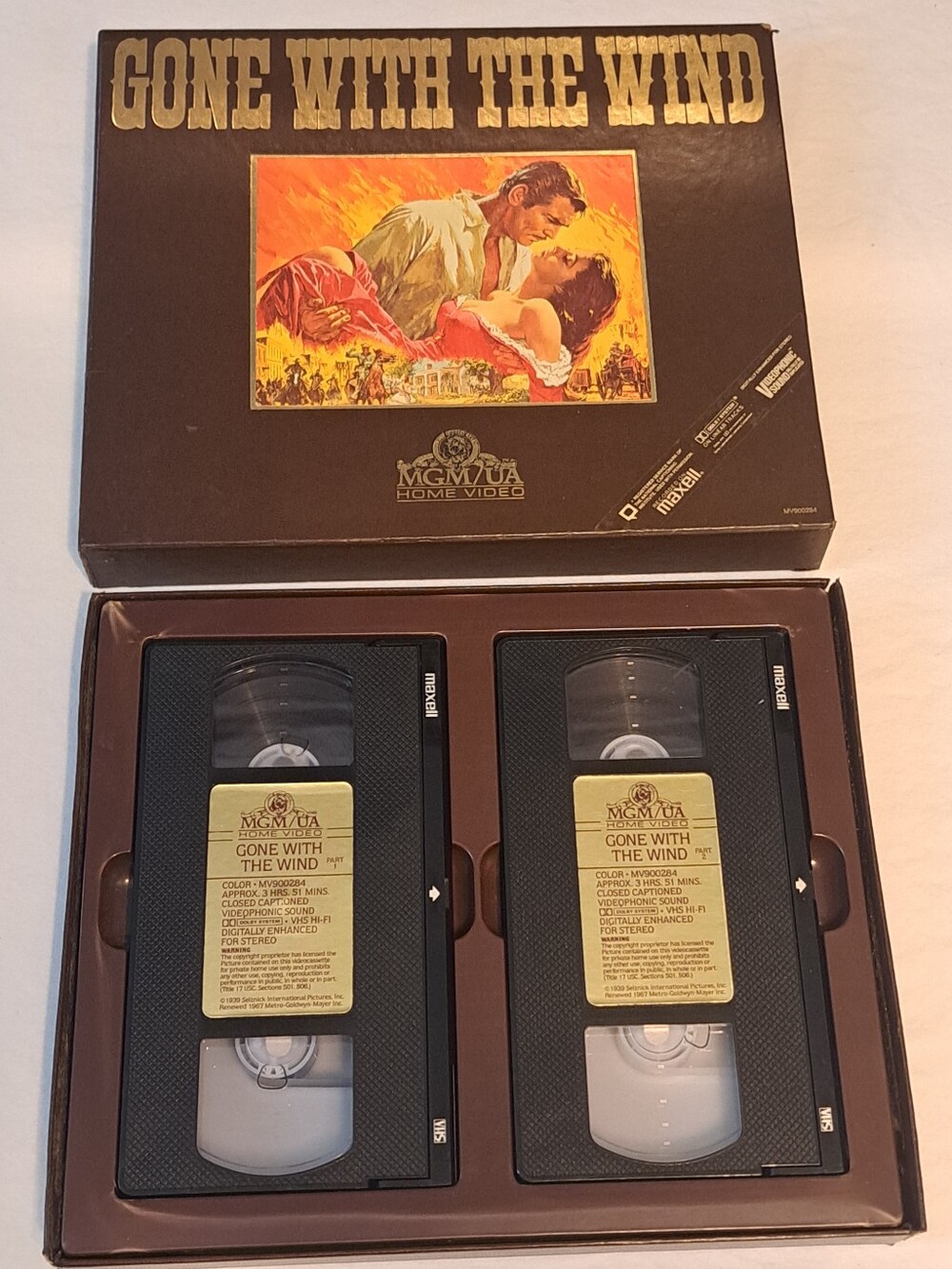 Gone With The Wind VHS Set